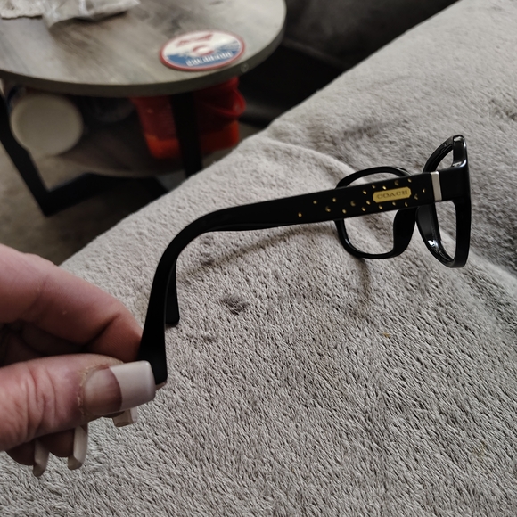 Coach Black and Gold Eyeglasses - Picture 1 of 1